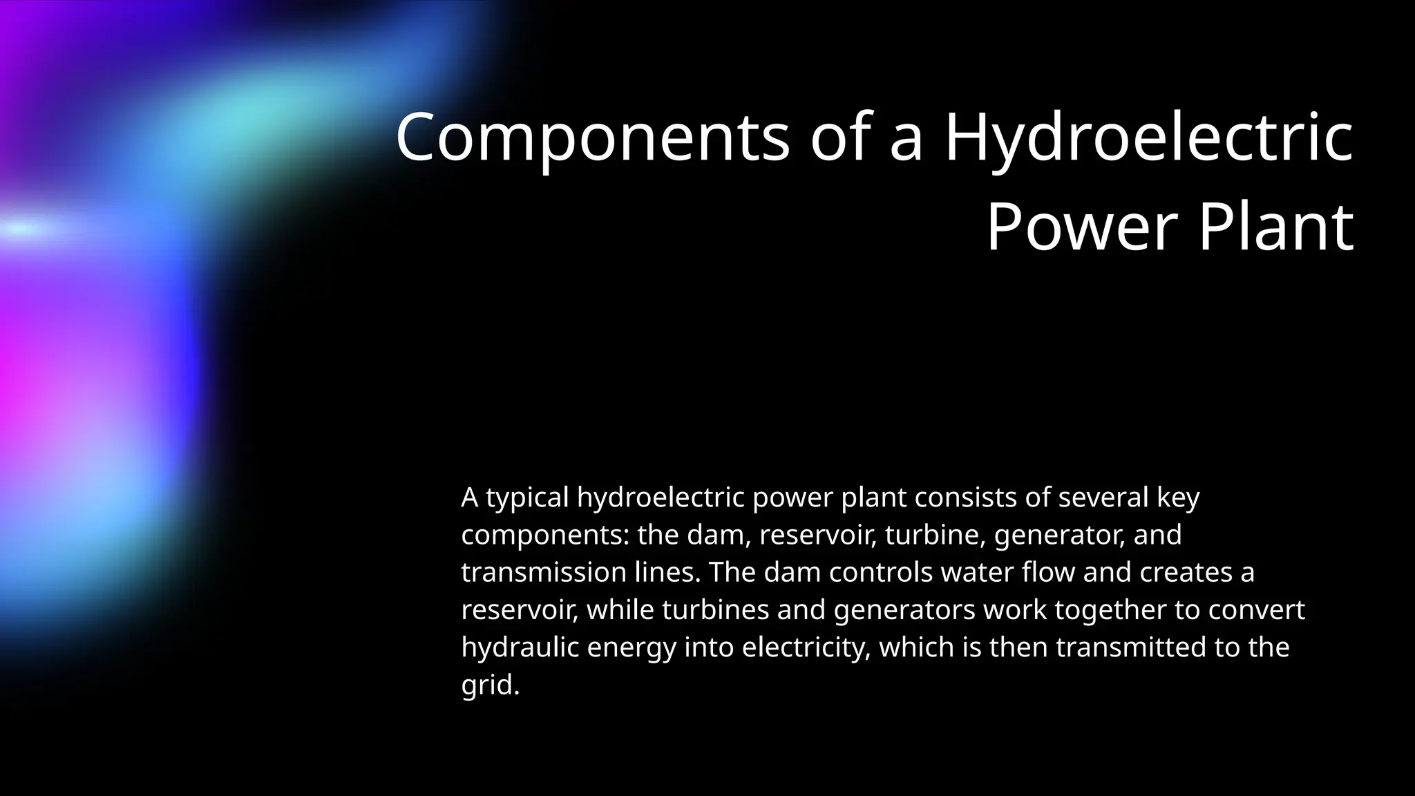 Hydroelectric Power Plant Pptx Ofirjrnrndnd Pptx