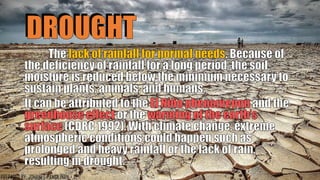 DROUGHT
77
PREPARED BY: JOHANES PANGILINAN
 
