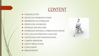 Hydrogen Vehicle | PPTX