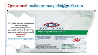 Hydrogen peroxide Project