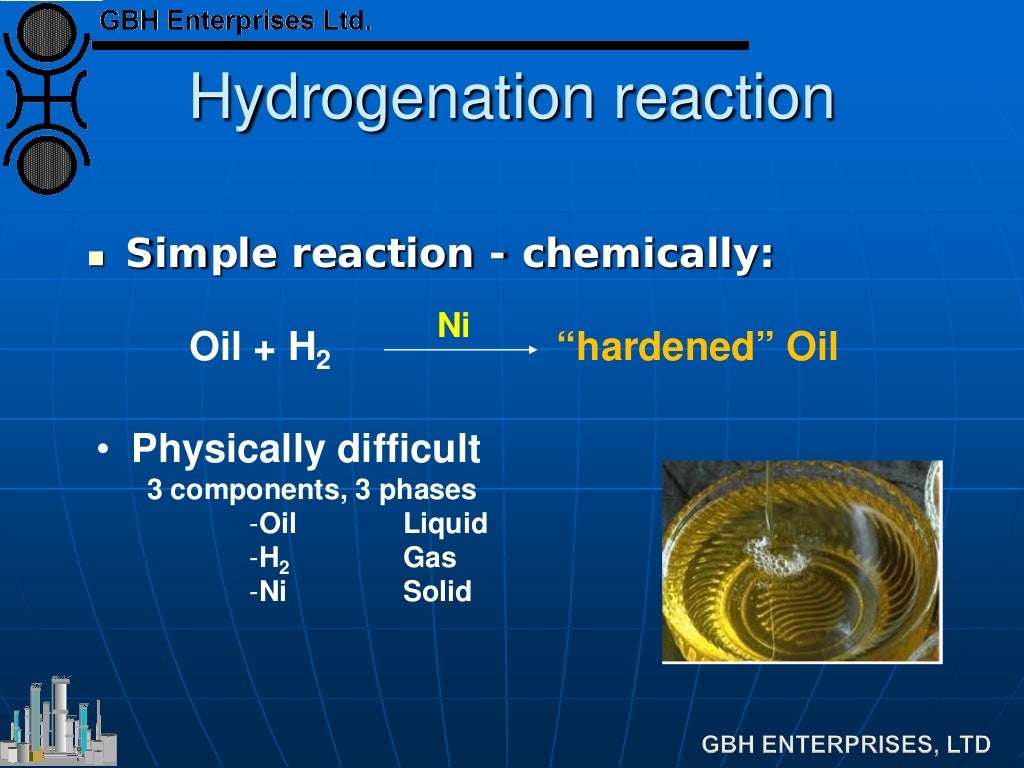 Hydrogenation of Edible Oils