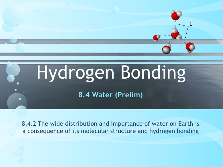 Hydrogen Bonding