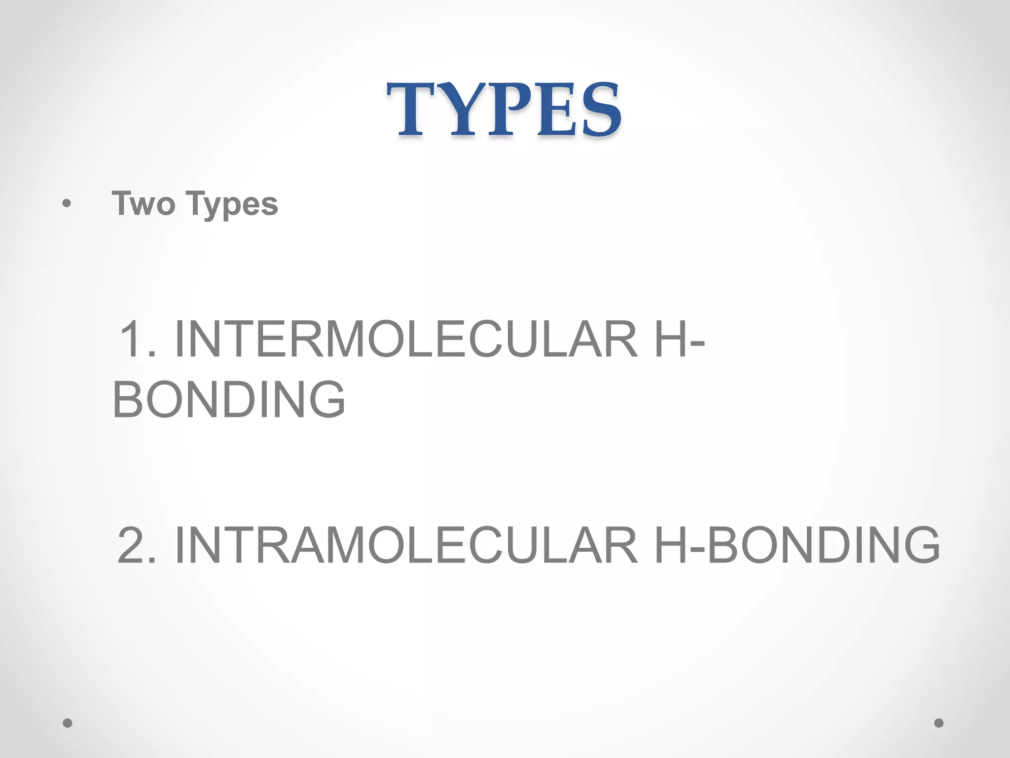Hydrogen bonding | PPTX
