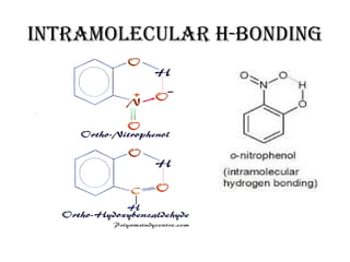 Intramolecular h-bonding
 