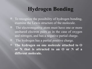 HYDROGEN BONDING in organic chemistry.pptx