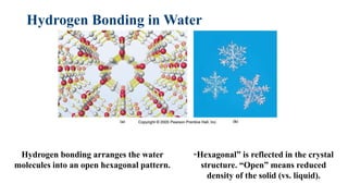 Hydrogen bonding in life, 12(2) | PPTX
