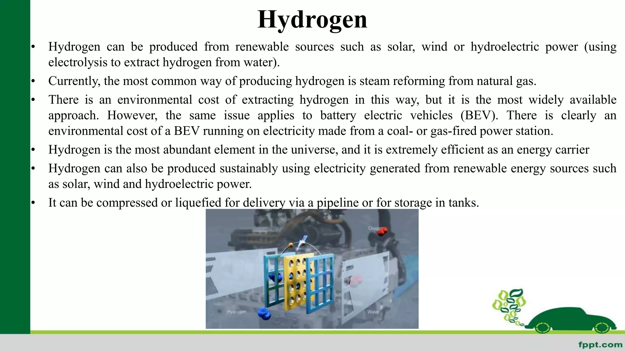Hydrogen Fuel Cell Vehicles | PPTX