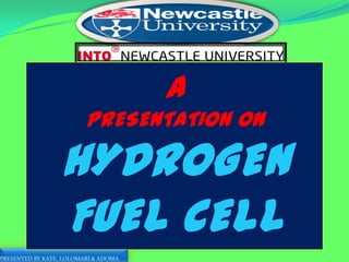 PRESENTED BY KATE, LOLOMARI & ADOMA. 1 A PRESENTATION ON  HYDROGEN FUEL CELL 