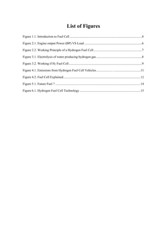 Hydrogen Fuel Cell (Case Study) | PDF