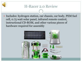 H Racer Hydrogen Fuel Cell Technology in Automotive Applications | PPTX