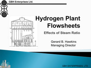 Effects of Steam Ratio
Gerard B. Hawkins
Managing Director
 