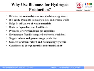 hydrogen production from biomass for future .pptx