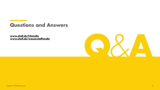 Copyright of Shell International
www.shell.de/h2studie
www.shell.de/wasserstoffstudie
Questions and Answers
41
 
