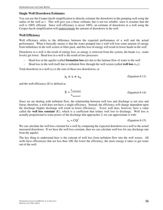 Hydrogeology Lecture Notes Basic Hydrogeology An Introduction