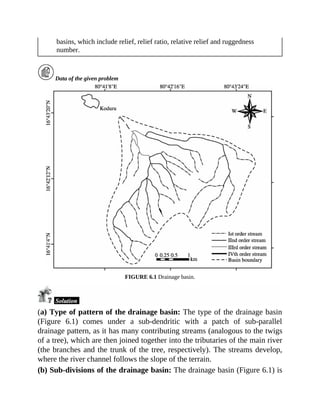 the principal drainage line (km; Figure 6.3).
FIGURE 6.3 Width of the basin.
TABLE 6.2 Basin width (W)
Sub-basin Basin wid...
