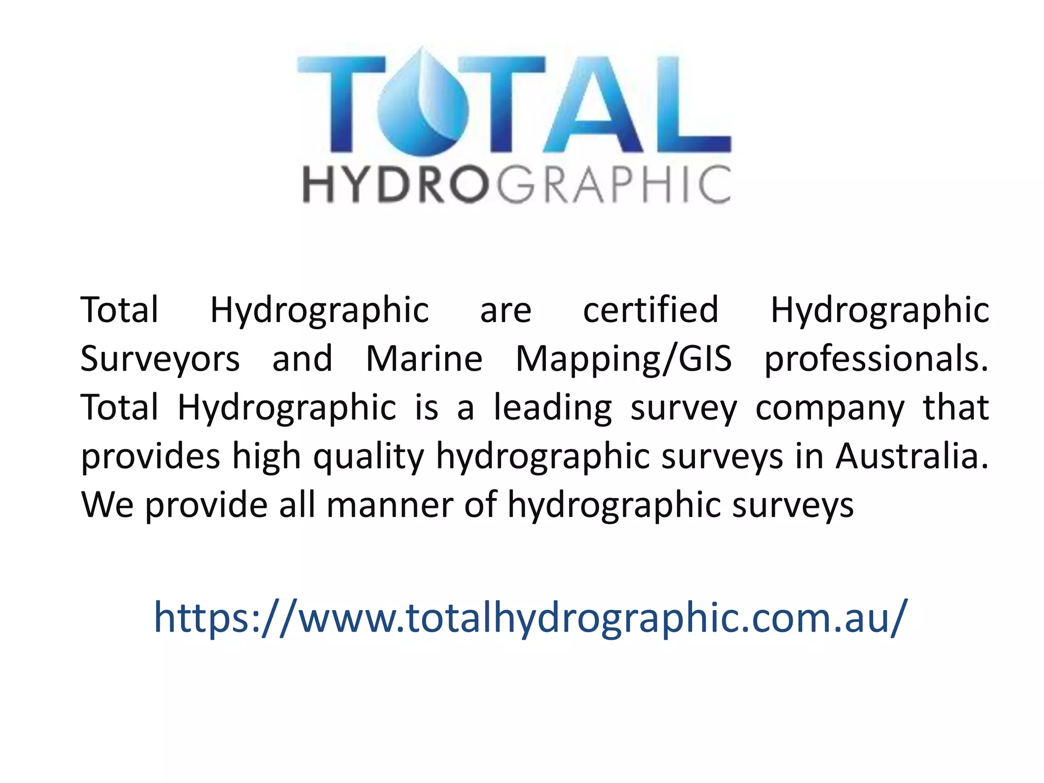 Hydrographic surveyors | PPTX