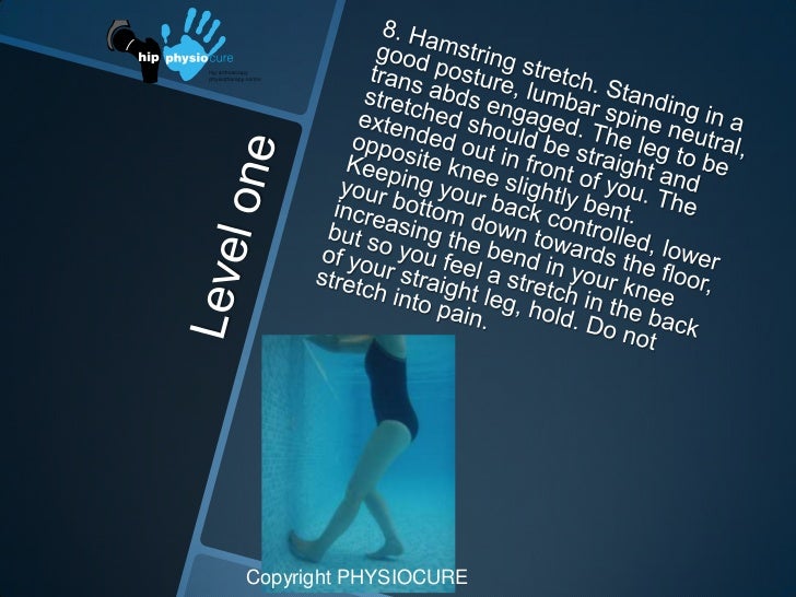 Hydrotherapy Exercises Following Hip Arthroscopy Surgery