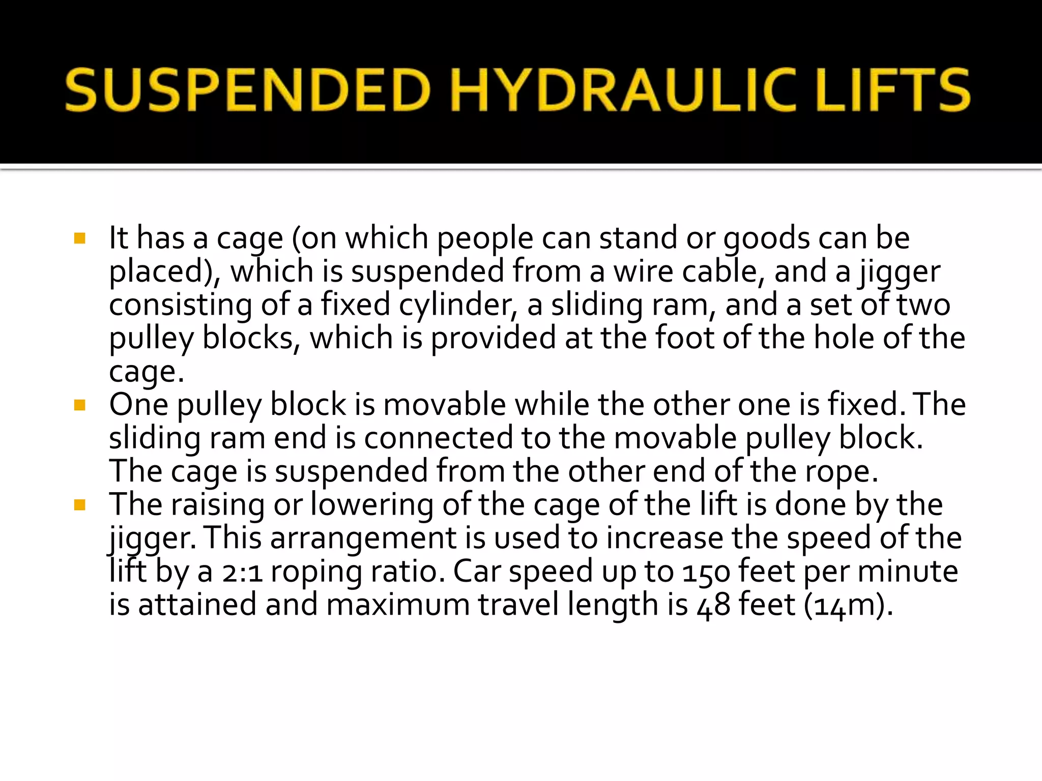 Hydrolic lift | PPTX