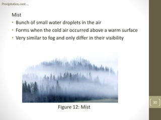 Mist Causes Hydrologic cycle | PPTX