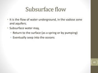 Hydrologic cycle | PPTX