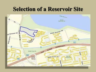 Selection of a Reservoir Site
 