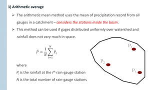 Hydrology_Lecture note on chapter two about precipitation occurrence | PDF