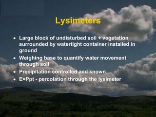 Example of A-Pan Setup"US class A" pan is used to measure the rate of evaporation. A hook gauge is used to measure the water level inside the pan and A cup anemometer is placed beside the pan to measure the surface wind movement over it