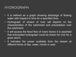 Hydrology & Site Selection of Hydro Power Plant | PPTX