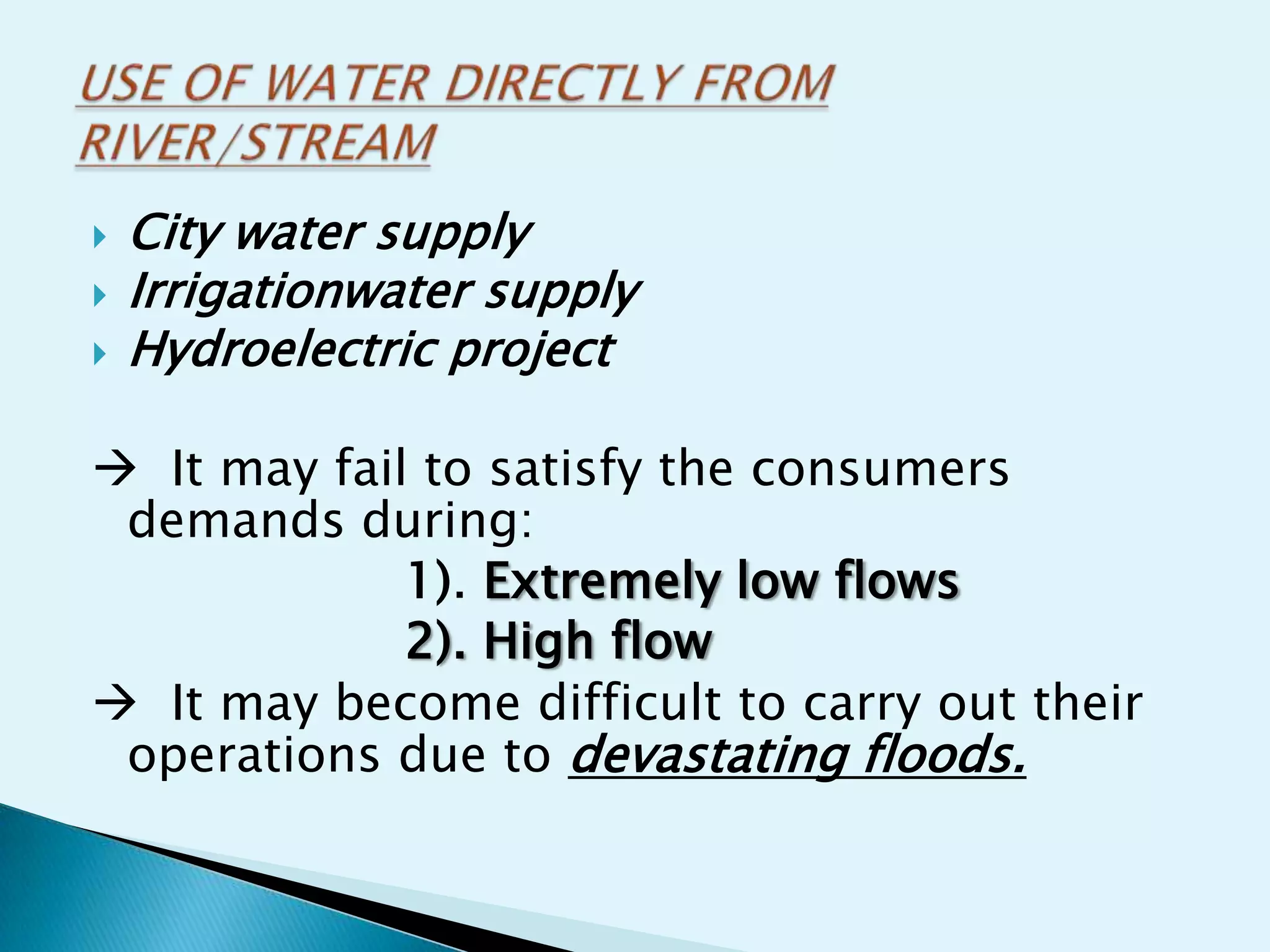 TYPES OF RESERVOIR PPT