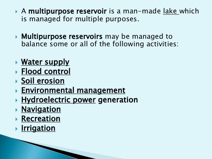 TYPES OF RESERVOIR
