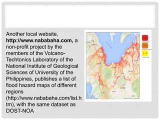 Hydrometeorological Hazard Maps in the Philippines.ppt
