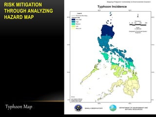 RISK MITIGATION
THROUGH ANALYZING
HAZARD MAP
Typhoon Map
 