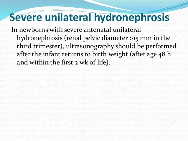 Hydronephrosis