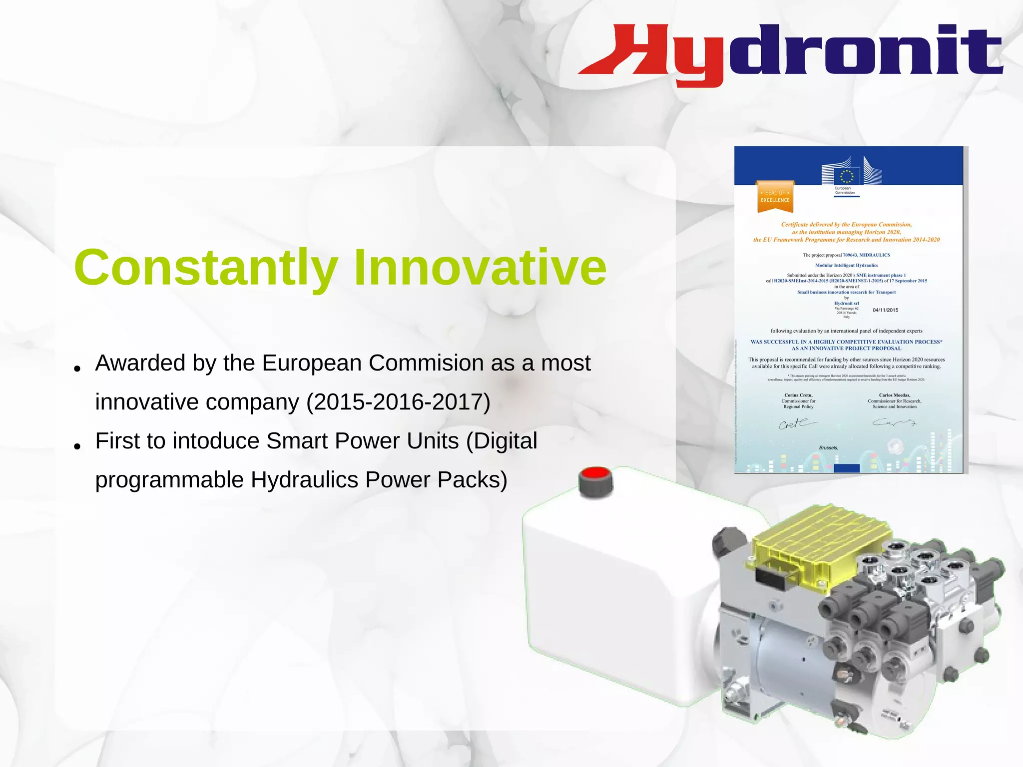 Hydronit2018 PPT