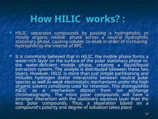 Hylic Definition Hydrophilic-interaction liquid chromatogrphy.ppt