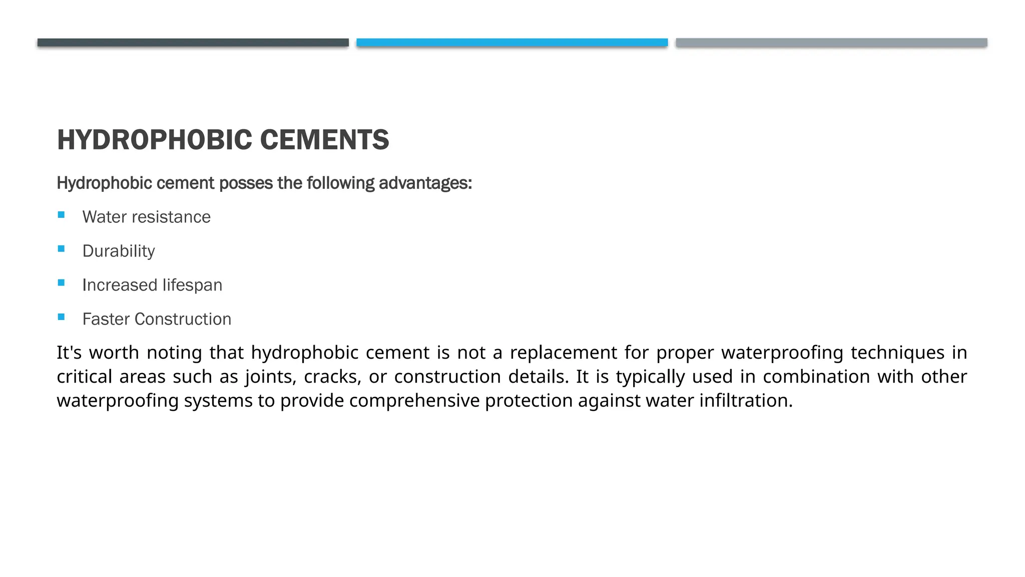 Presentation On Hydrophobic Cement Concrete Pptx Photo Inspiration