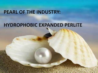 PEARL OF THE INDUSTRY:
HYDROPHOBIC EXPANDED PERLITE
 