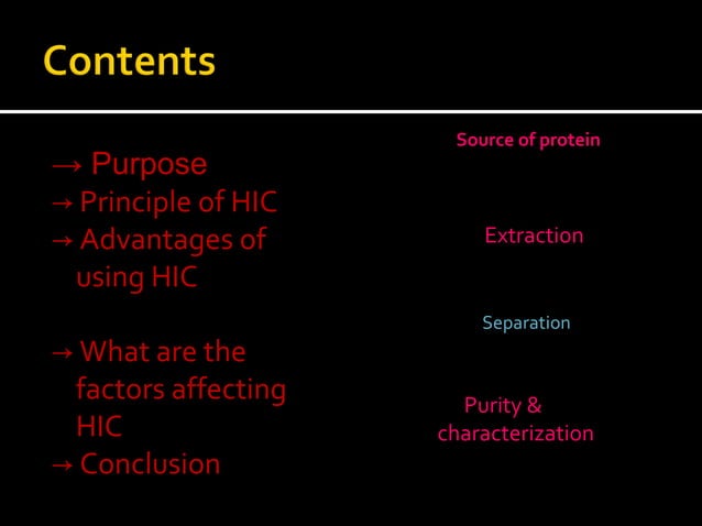 Hydrophobic interaction chromatography (1) | PPT | Chemistry | Science