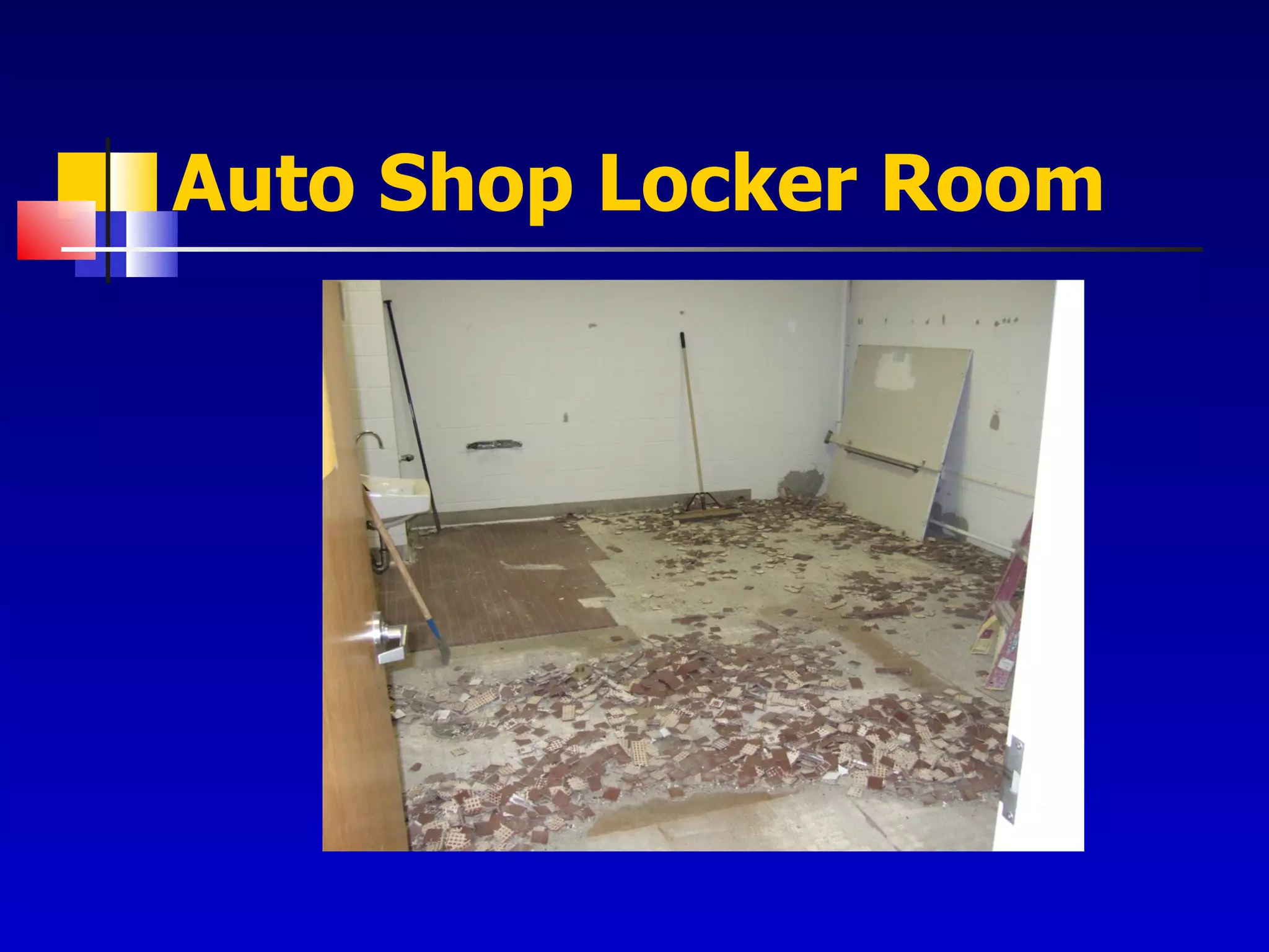Auto Shop Locker Room 