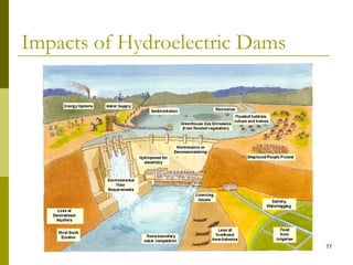 77
Impacts of Hydroelectric Dams
 