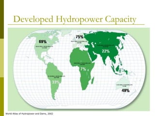 83
Developed Hydropower Capacity
World Atlas of Hydropower and Dams, 2002
 