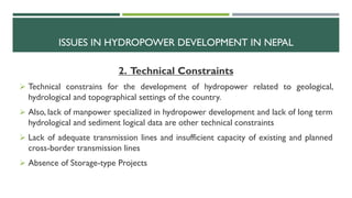 HYDROPOWER DEVELOPMENT IN NEPAL | PDF