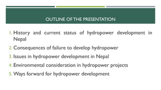 HYDROPOWER DEVELOPMENT IN NEPAL | PDF