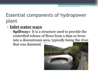 Hydropower Inlet Hydropower plant | PPTX