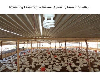 Powering Livestock activities: A poultry farm in Sindhuli
8/1/2017 28
 