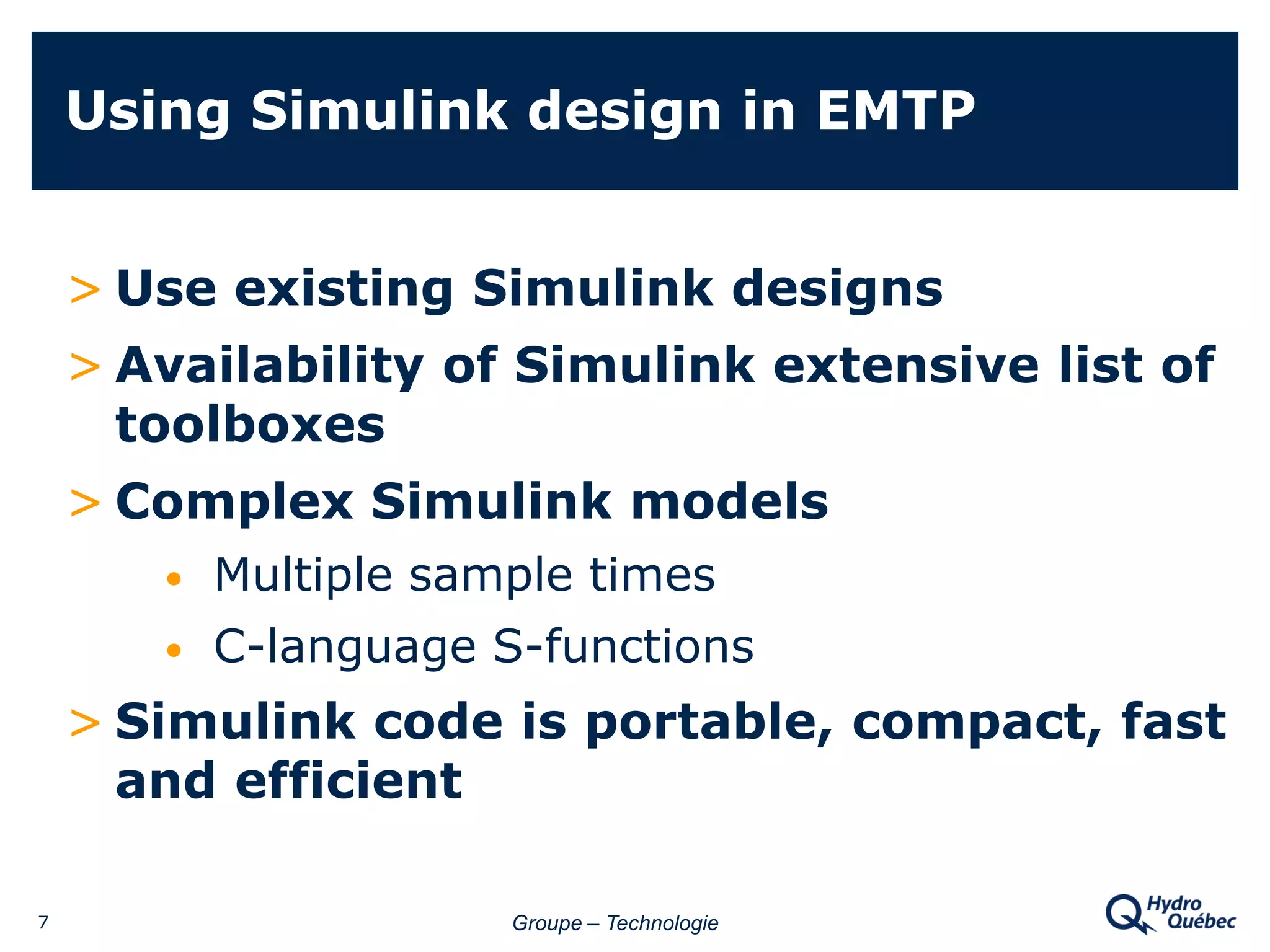 Hydro Quebec Roumy Interfacing Emtp Rv Withothersoftware Using C++