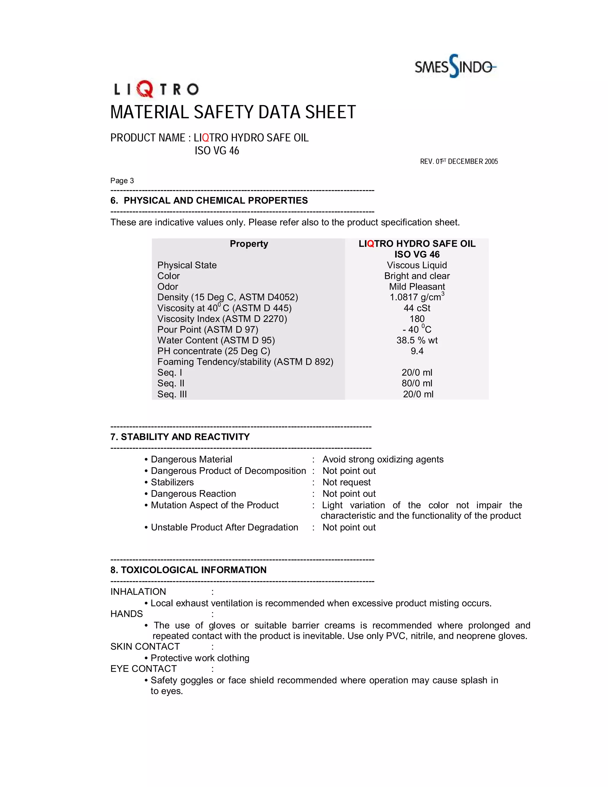 HydroSafe ISO VG 46 | PDF