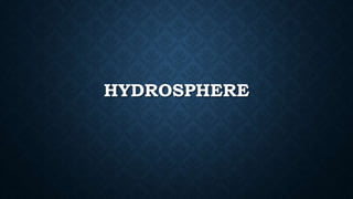 HYDROSPHERE
 