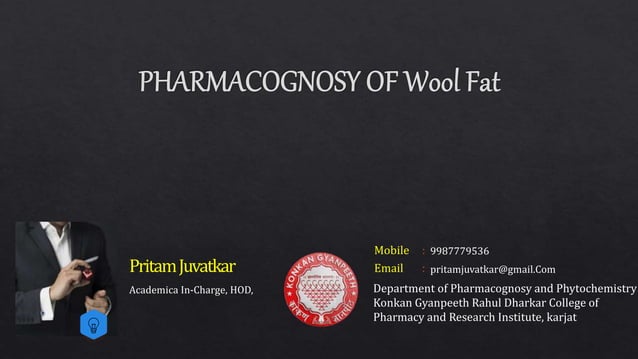 Hydrous wool fat | PPTX