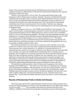 Hydroxyurea for the treatment of sickle cell disease2 | PDF